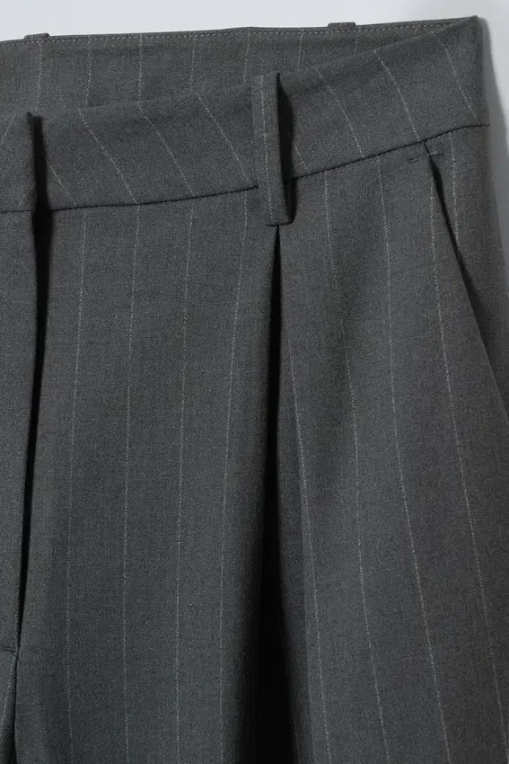 Zia Suit Trousers – Grey Pinstripe Zia Suit Trousers – Grey Pinstripe