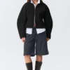 Zip-Off Nylon Track Trousers – Black – Beige Stripe Zip-Off Nylon Track Trousers – Black – Beige Stripe