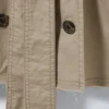 Zoey Short Frayed Trench Coat – Beige Zoey Short Frayed Trench Coat – Beige